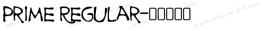 Prime Regular字体转换